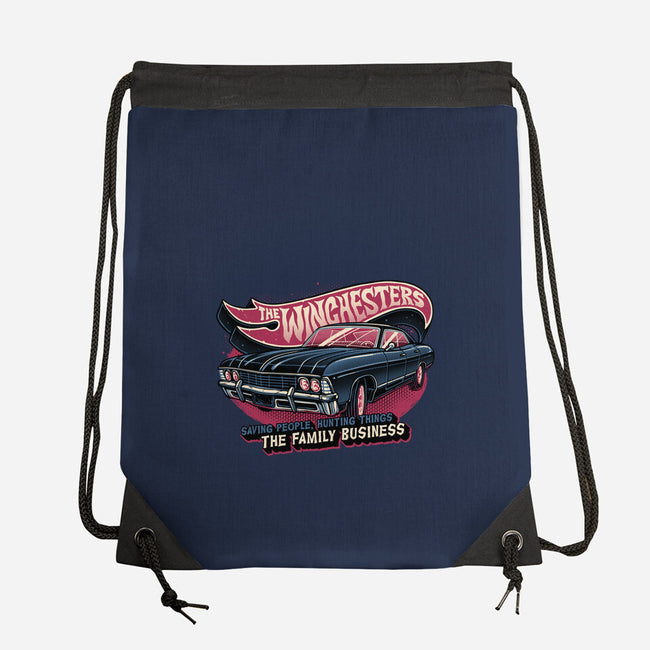 Ghost Hunting Mobile-None-Drawstring-Bag-glitchygorilla