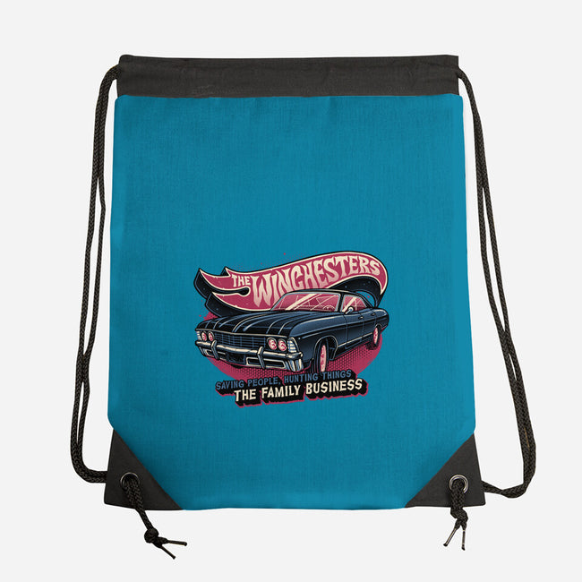 Ghost Hunting Mobile-None-Drawstring-Bag-glitchygorilla