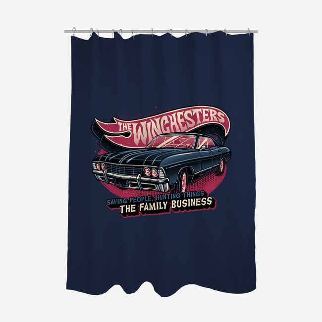 Ghost Hunting Mobile-None-Polyester-Shower Curtain-glitchygorilla
