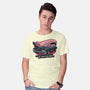 Ghost Hunting Mobile-Mens-Basic-Tee-glitchygorilla