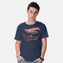 Ghost Hunting Mobile-Mens-Basic-Tee-glitchygorilla