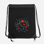 Mercenary For Hire-None-Drawstring-Bag-glitchygorilla