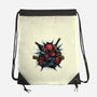 Mercenary For Hire-None-Drawstring-Bag-glitchygorilla