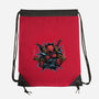 Mercenary For Hire-None-Drawstring-Bag-glitchygorilla