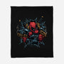 Mercenary For Hire-None-Fleece-Blanket-glitchygorilla