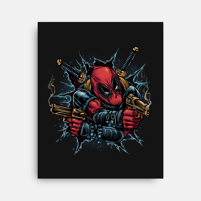 Mercenary For Hire-None-Stretched-Canvas-glitchygorilla