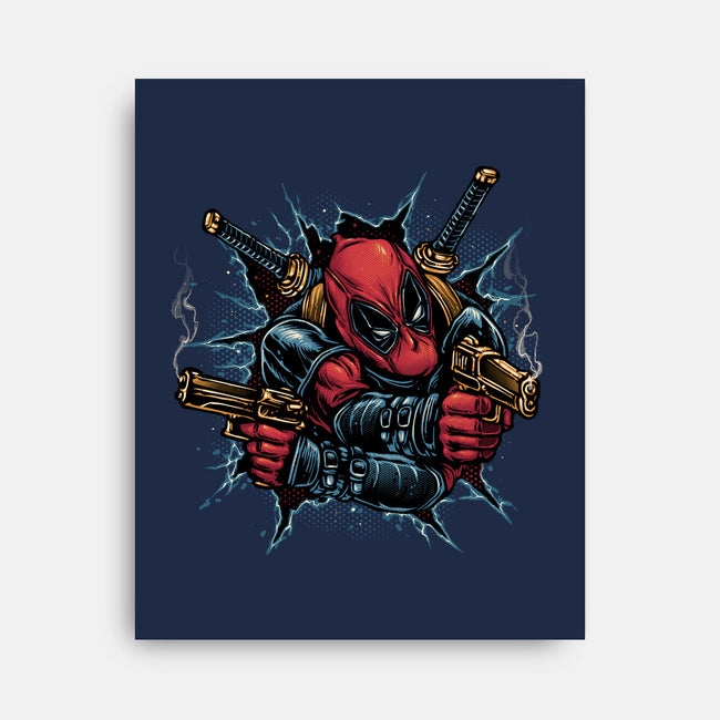 Mercenary For Hire-None-Stretched-Canvas-glitchygorilla