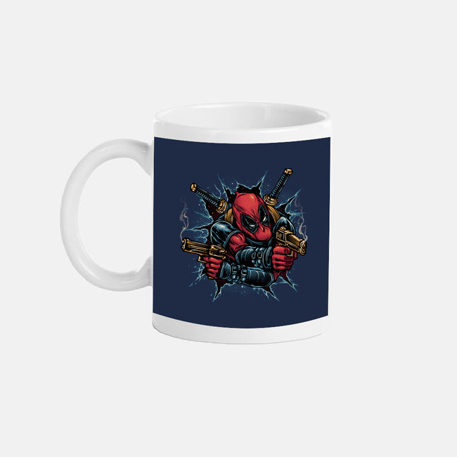 Mercenary For Hire-None-Mug-Drinkware-glitchygorilla