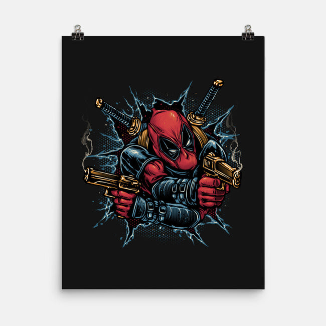 Mercenary For Hire-None-Matte-Poster-glitchygorilla
