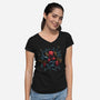 Mercenary For Hire-Womens-V-Neck-Tee-glitchygorilla