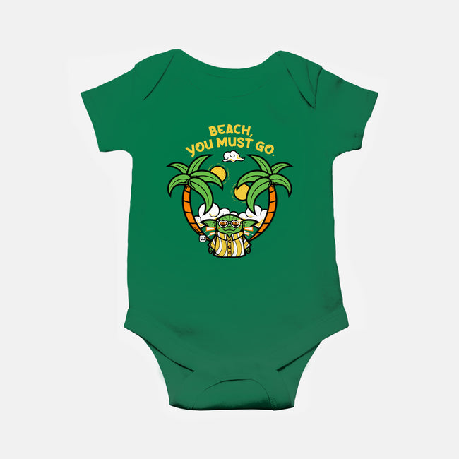Beach You Must Go-Baby-Basic-Onesie-krisren28