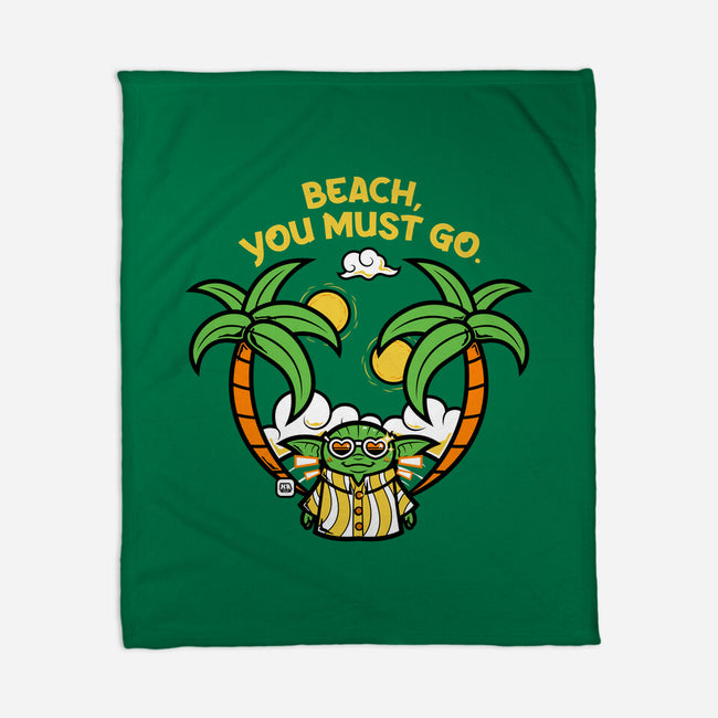 Beach You Must Go-None-Fleece-Blanket-krisren28