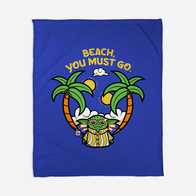 Beach You Must Go-None-Fleece-Blanket-krisren28