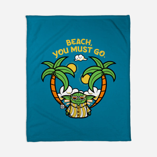 Beach You Must Go-None-Fleece-Blanket-krisren28