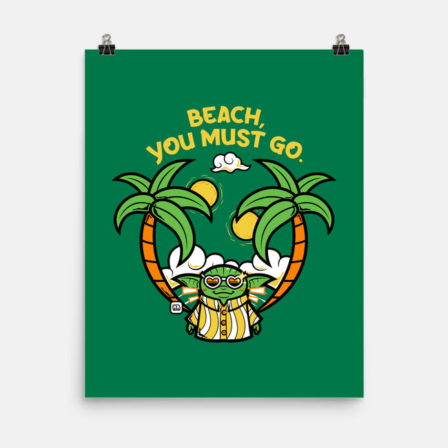 Beach You Must Go-None-Matte-Poster-krisren28