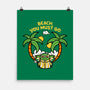 Beach You Must Go-None-Matte-Poster-krisren28