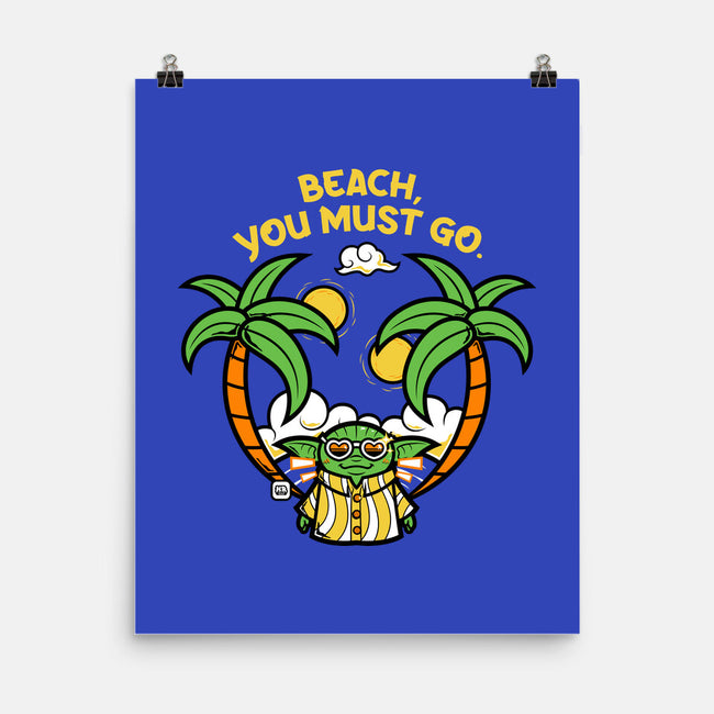 Beach You Must Go-None-Matte-Poster-krisren28