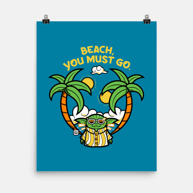 Beach You Must Go-None-Matte-Poster-krisren28