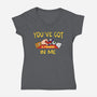 Toy Heart-Womens-V-Neck-Tee-fanfabio