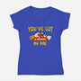 Toy Heart-Womens-V-Neck-Tee-fanfabio