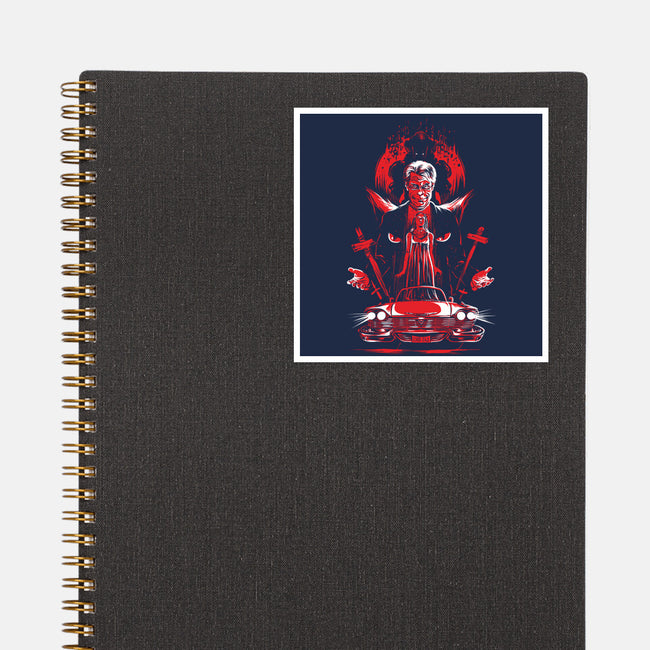 Horror King-None-Glossy-Sticker-zascanauta