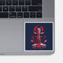 Horror King-None-Glossy-Sticker-zascanauta