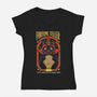 The Fortune Teller-Womens-V-Neck-Tee-Thiago Correa