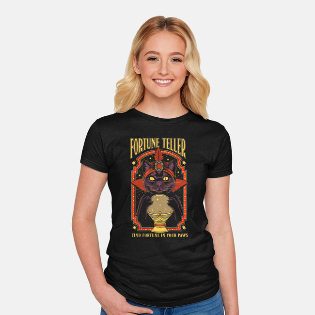 The Fortune Teller-Womens-Fitted-Tee-Thiago Correa