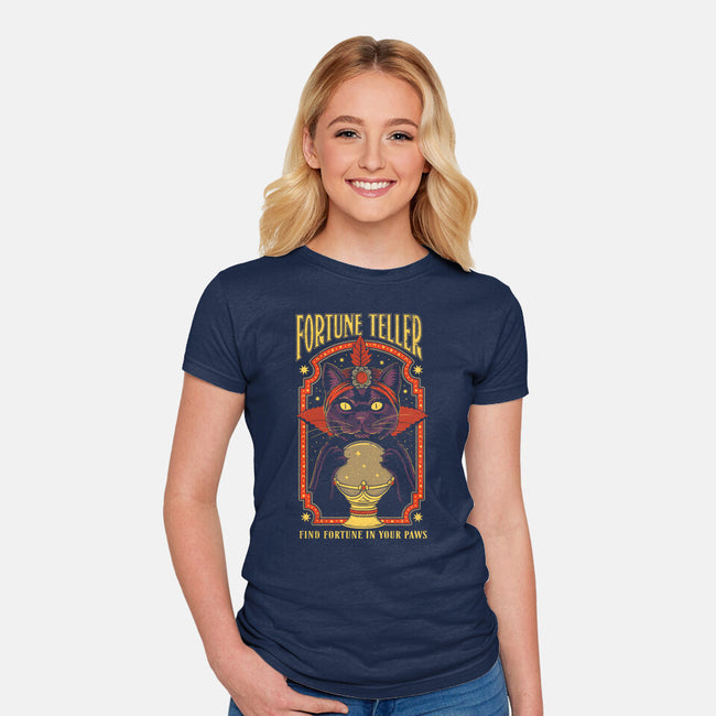 The Fortune Teller-Womens-Fitted-Tee-Thiago Correa