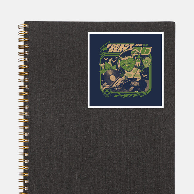 Forest Beats-None-Glossy-Sticker-ilustrata