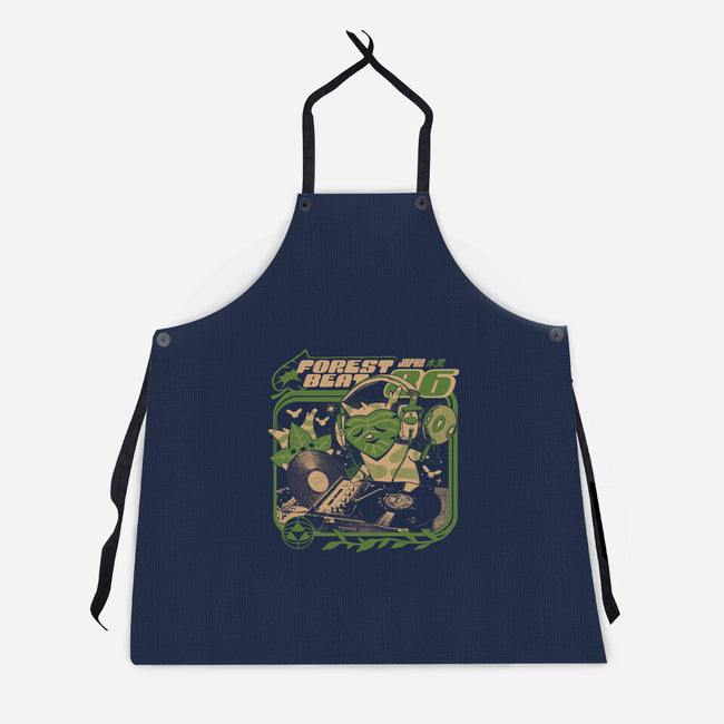 Forest Beats-Unisex-Kitchen-Apron-ilustrata