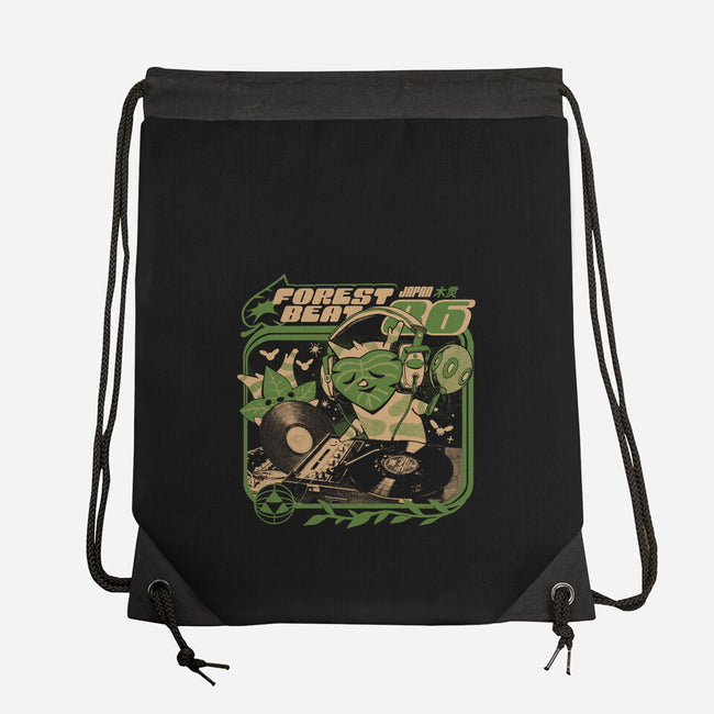 Forest Beats-None-Drawstring-Bag-ilustrata