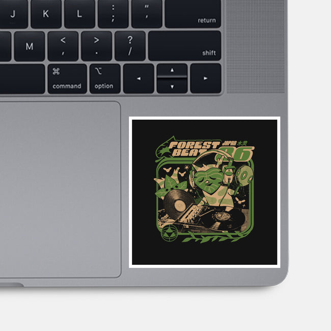 Forest Beats-None-Glossy-Sticker-ilustrata
