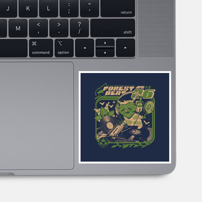 Forest Beats-None-Glossy-Sticker-ilustrata