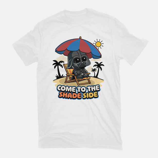 Come To The Shade Side-Mens-Basic-Tee-Popnotic