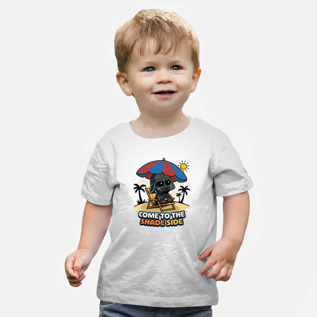 Come To The Shade Side-Baby-Basic-Tee-Popnotic