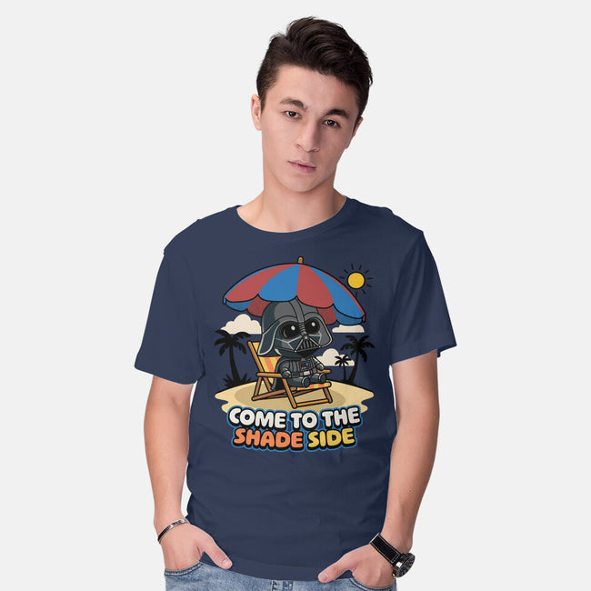 Come To The Shade Side-Mens-Basic-Tee-Popnotic