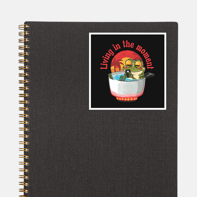 Living In The Moment-None-Glossy-Sticker-Tronyx79