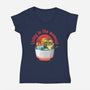 Living In The Moment-Womens-V-Neck-Tee-Tronyx79