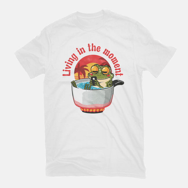 Living In The Moment-Unisex-Basic-Tee-Tronyx79