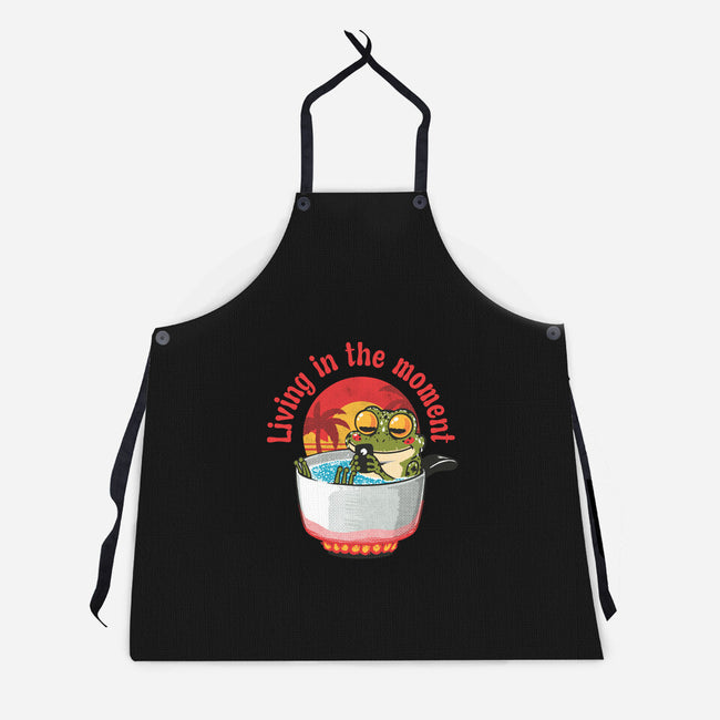 Living In The Moment-Unisex-Kitchen-Apron-Tronyx79
