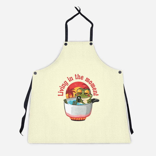 Living In The Moment-Unisex-Kitchen-Apron-Tronyx79