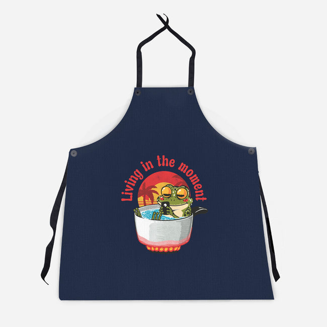 Living In The Moment-Unisex-Kitchen-Apron-Tronyx79