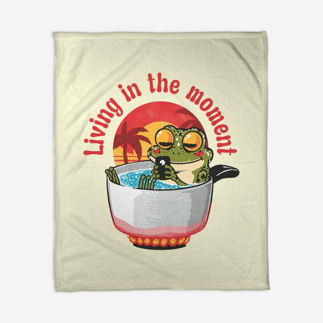 Living In The Moment-None-Fleece-Blanket-Tronyx79