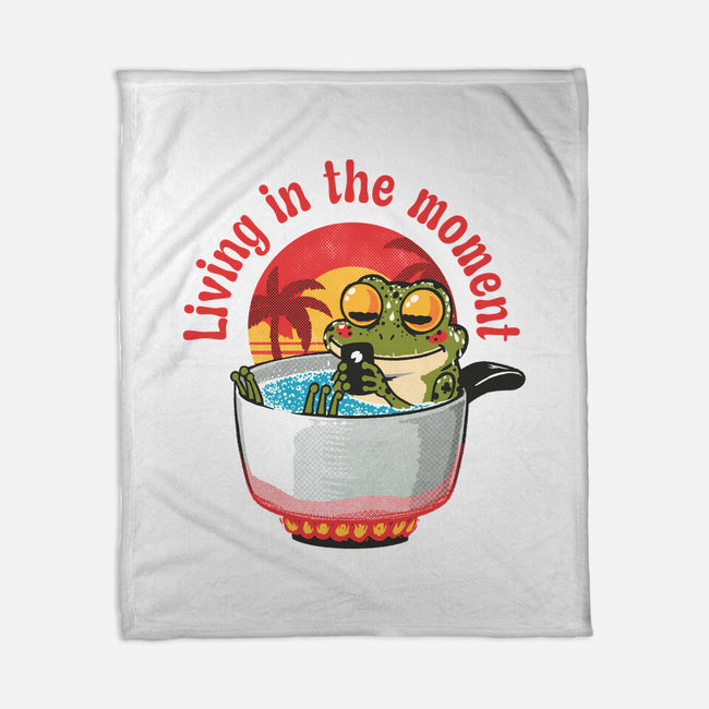 Living In The Moment-None-Fleece-Blanket-Tronyx79