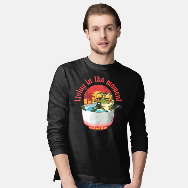 Living In The Moment-Mens-Long Sleeved-Tee-Tronyx79