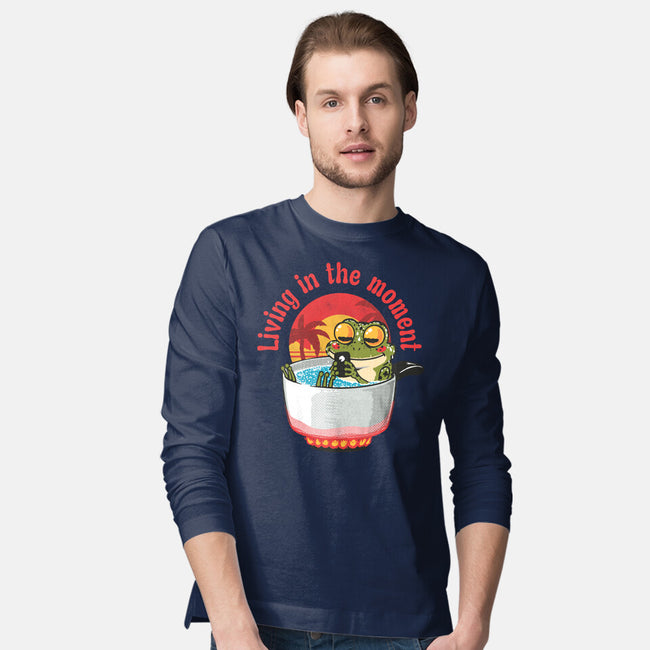 Living In The Moment-Mens-Long Sleeved-Tee-Tronyx79