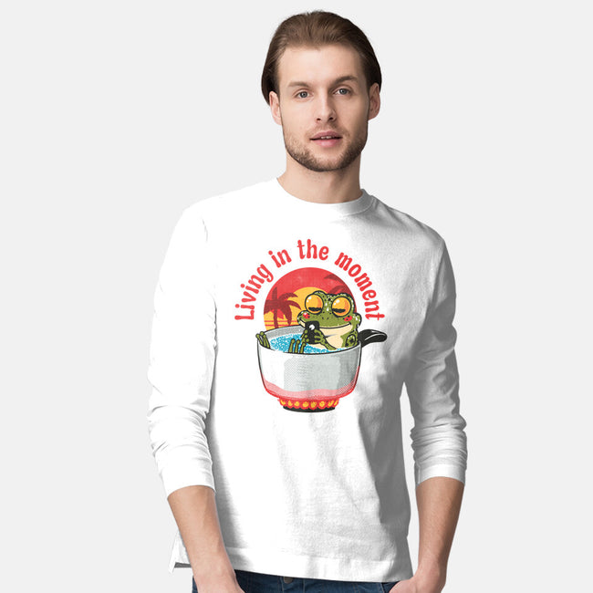 Living In The Moment-Mens-Long Sleeved-Tee-Tronyx79