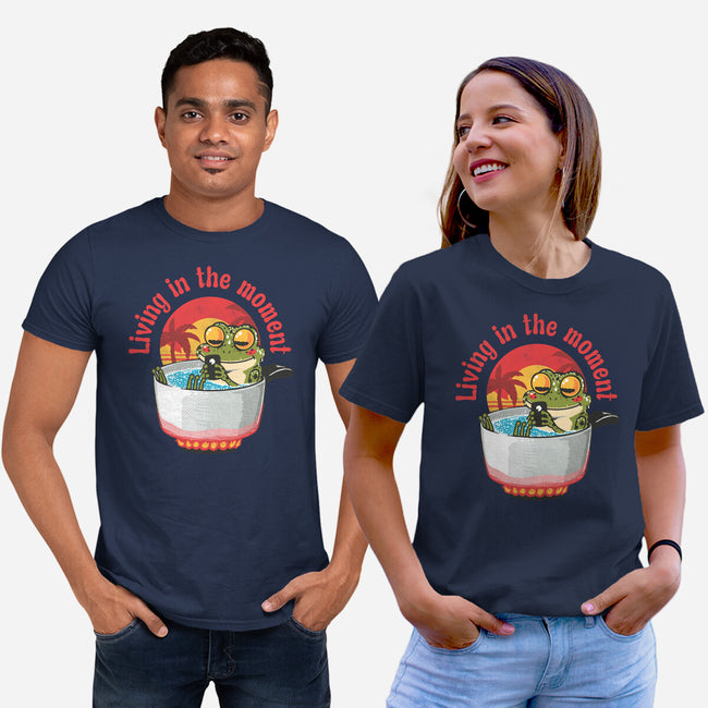 Living In The Moment-Unisex-Basic-Tee-Tronyx79