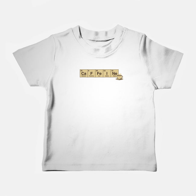 Caffeine Science Periodic Table-Baby-Basic-Tee-tobefonseca